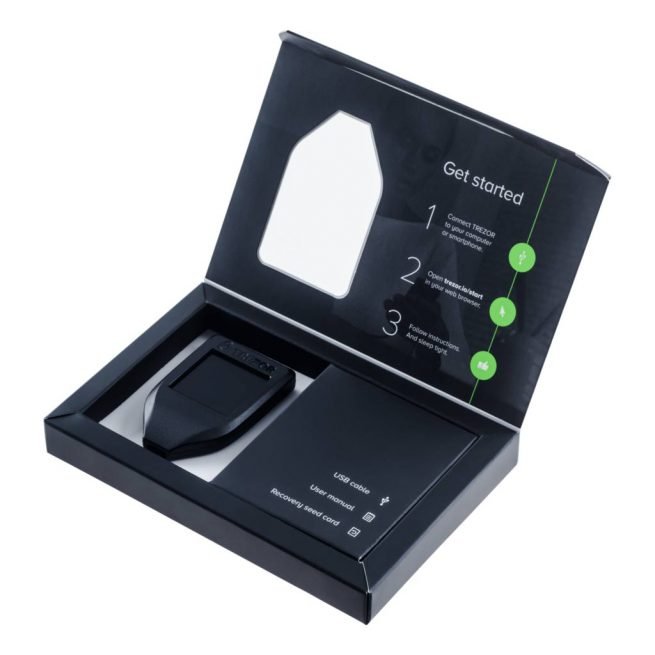 Trezor T Box Open